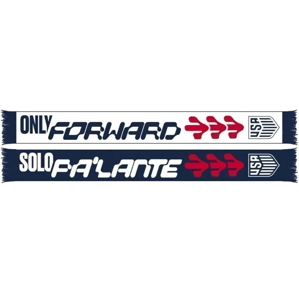 Ruffneck US Men's National Team- Only Forward Soccer Scarf, Red, White, Blue NWT